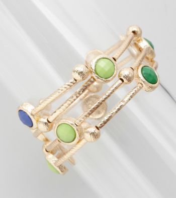 Erica Lyons® Goldtone Preppy Chic Coil Bracelet