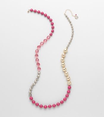 Erica Lyons® Pink Shockwave Necklace