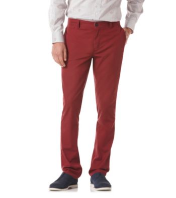 Perry Ellis® Men's Cordavan Textured Slim-Fit Chino Pant