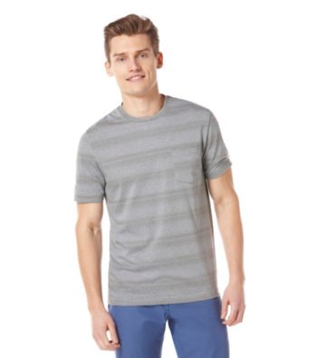 Perry Ellis® Men's Striped Short Sleeve Keystone Crewneck Tee