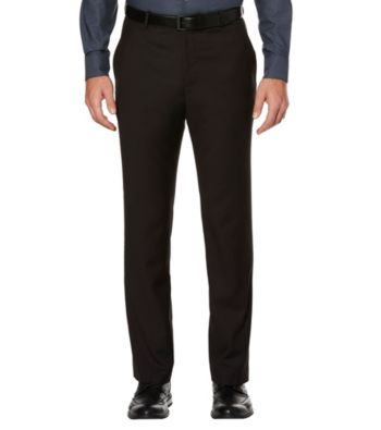Perry Ellis® Men's Black Slim-Fit Flat-Front Pant