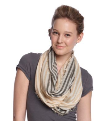 Collection 18 Frayed Stripe Loop