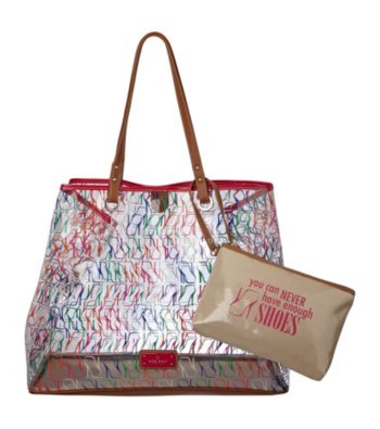 Nine West® Pink Multi Can't Stop Shopper Large Editor Tote - Stilleto
