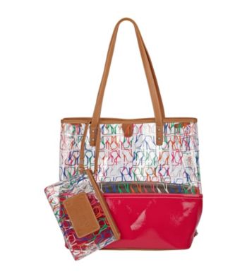 Nine West® Pink Multi Can't Stop Shopper Tall Large Tote - Stiletto