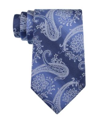 Van Heusen® Men's Blue Classic Paisley Regular Width Tie