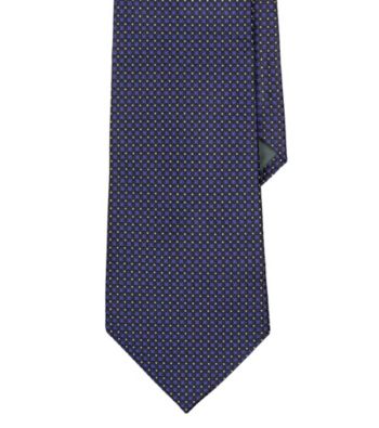 Lauren® Men's Black Standard Solid Silk Tie