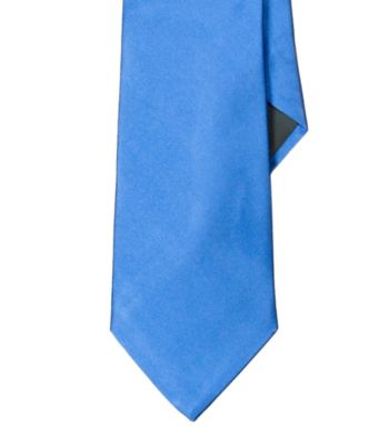 Lauren® Men's Blue Solid Silk Tie