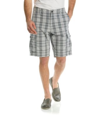 Dockers® Men's Burma Grey Classic-Fit Schofield Plaid Cargo Short