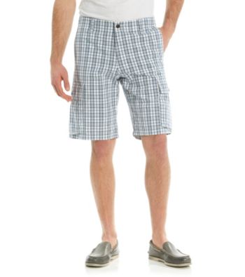 Dockers® Men's Vintage Indigo Classic-Fit Larkcom Plaid Cargo Short