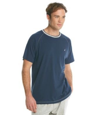 Nautica® Men's Anchor Knit Short Sleeve Crew Night Shirt