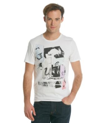 Guess® Men's White Short Sleeve 