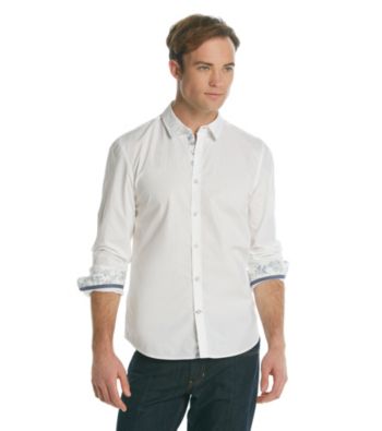 Guess® Men's White Long Sleeve 