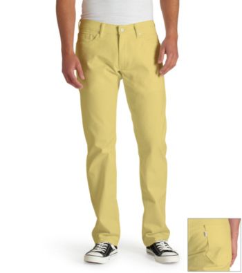Levi's® Men's Smokin' Yellow 514™ Straight Fit Soft Washed Twill Jean