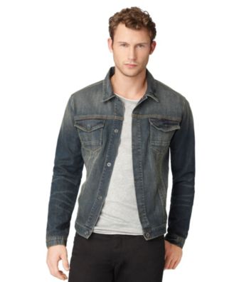 Calvin Klein Jeans® Men's Petrol Blue Jean Jacket