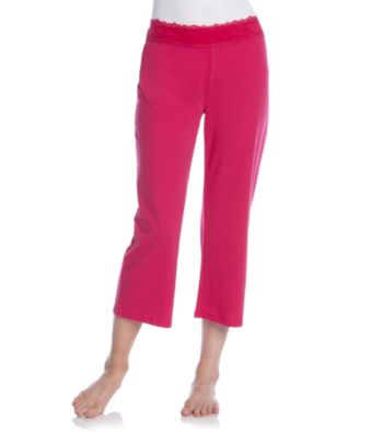 Chanteuse® Knit Crop Pants - Pink Horizon