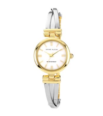 Anne klein® Women's Two-Tone Bangle Bracelet Watch
