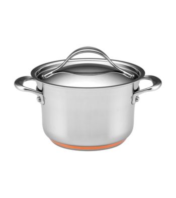 Anolon® Nouvelle Stainless Steel 3.5-qt Covered Saucepot