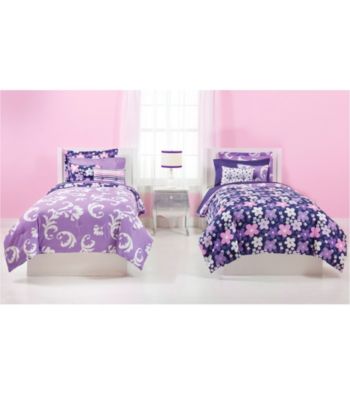 Grape Gatspy Reversible Comforter Set by JACKIE McFEE