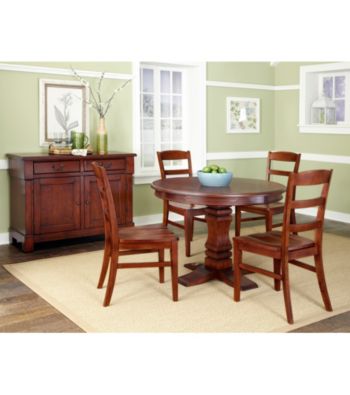 Home Styles® Durango Pedestal 5-pc. Cherry Wood Dining Set