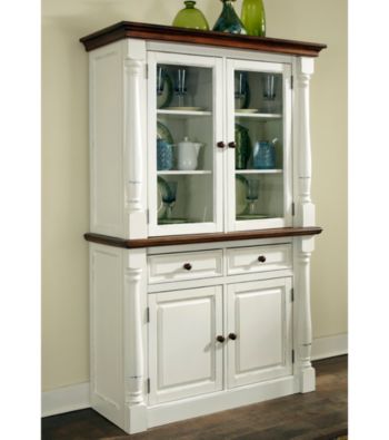 Home Styles® Rock River White Buffet and Hutch