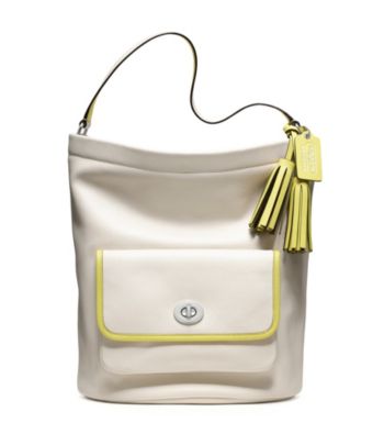 COACH LEGACY ARCHIVAL TWO-TONE LEATHER BUCKET