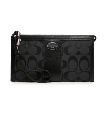 COACH LEGACY SIGNATURE ZIPPY WALLET
