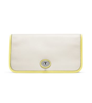 COACH LEGACY ARCHIVE TWO TONE UTILITY CLUTCH