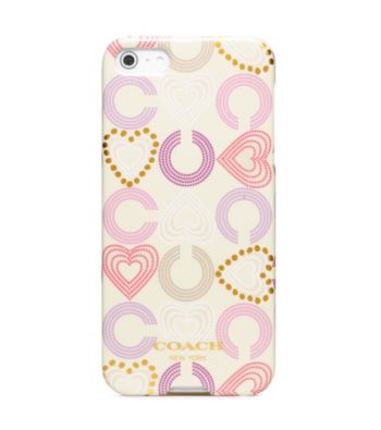 COACH HEART MULTI IPHONE 5 CASE