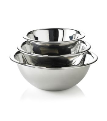 LivingQuarters 3-pc. Stainless Steel Mixing Bowl