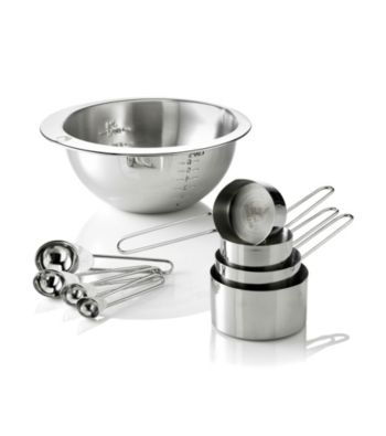 LivingQuarters 9-pc. Stainless Steel Measuring Set