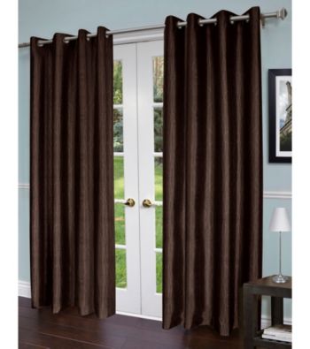Design Decor Crete Jacquard Blackout Grommet Panel