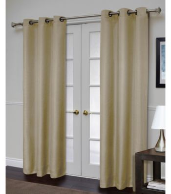 Design Decor Villamora Textured Blackout Grommet Panel