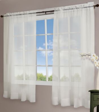 Design Decor Voile Rod Pocket Panel