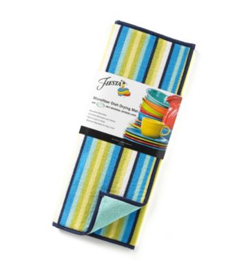 Fiesta® Dinnerware Stripe Microfiber Dish Drying Mat