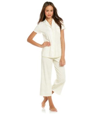 Aria® Knit Pajama Set - Yellow Ditsy