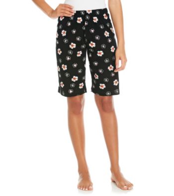 HUE® Knit Bermuda Shorts - Lara Floral