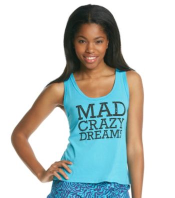 Steve Madden Mad Crazy Dreams Tank - Turquoise