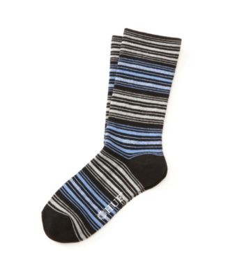 HUE® Huetopia Black Lurex Stripe Socks