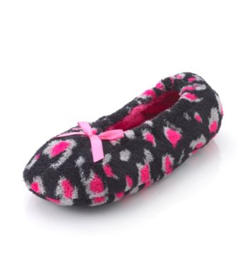 Fuzzy Babba® Neon Leopard Slippers