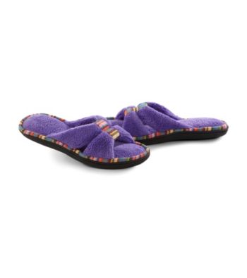 isotoner for  isotoner slippers homepage trim clearance microterry x slippers slide brands women isotoner
