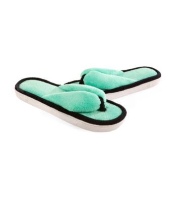 Isotoner® Microterry Trimmed Flip-Flops
