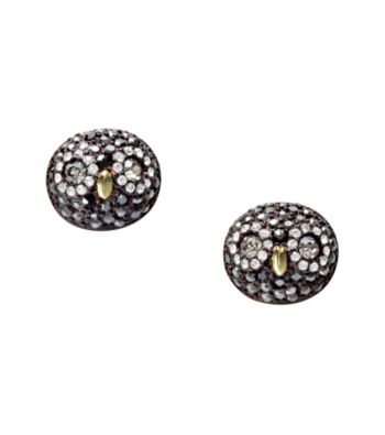 Fossil® Brown Owl Stud Earrings