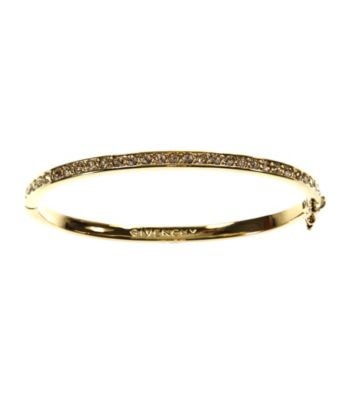 Givenchy® Crystal and Goldtone Bangle Bracelet
