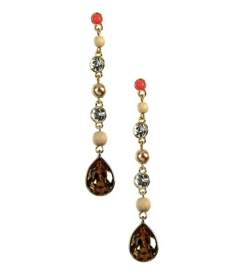 Givenchy® Coral Linear Earrings