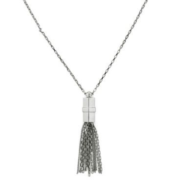 Vince Camuto™ Silvertone Tassel Necklace