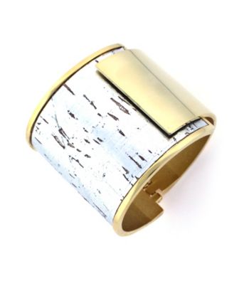 Vince Camuto™ Goldtone Modern Ways Hinge Cuff