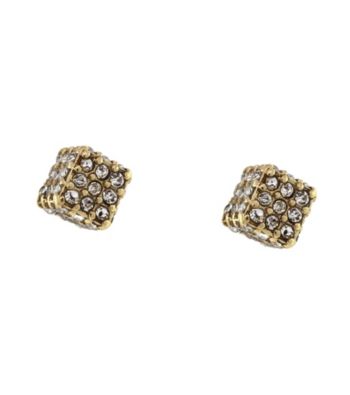 BCBGeneration™ Goldtone Pave Stud Earrings