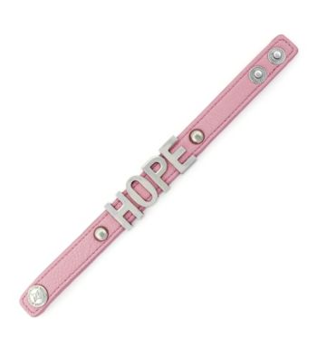 BCBGeneration™ Silvertone Hope Affirmation Bracelet