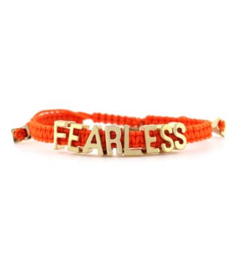 BCBGeneration™ Goldtone Fearless Friendship Affirmation Bracelet
