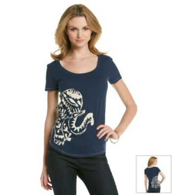Lucky Brand® Screen Printed Elephant Tee
